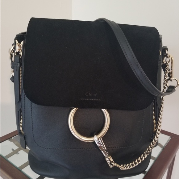 Chloe Handbags - ✨SOLD✨ - Black Chloé Faye Backpack